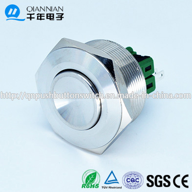 Qn30-B3 Qn30-B3 30mm Momentary|Latching High Concave Head Stainless Push Button Switch
